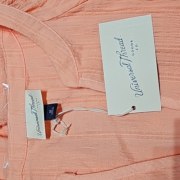 NWT Universal Thread Dress Pastel Orange Color Size Medium - Picture 2 of 11